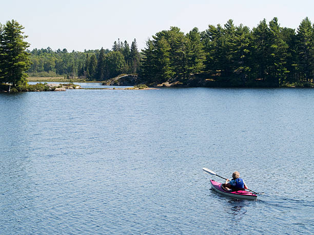 istock Paddler on Northern Ontario Lake 117710618