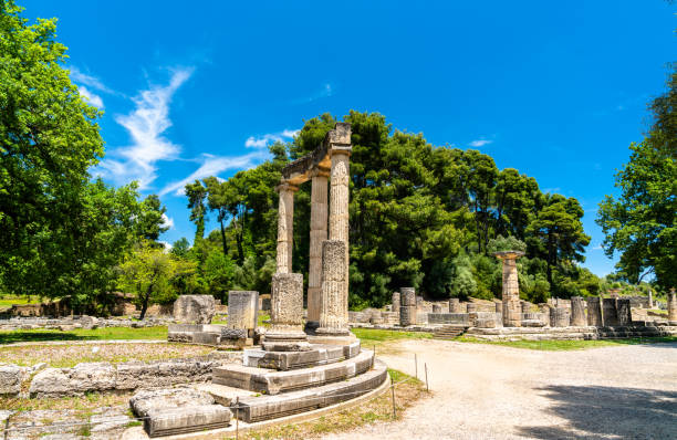 istock The Philippeion at Olympia in Greece 1177111840