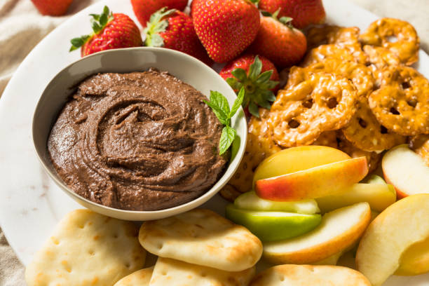 istock Homemade Chocolate Dessert Hummus Dip 1177122434