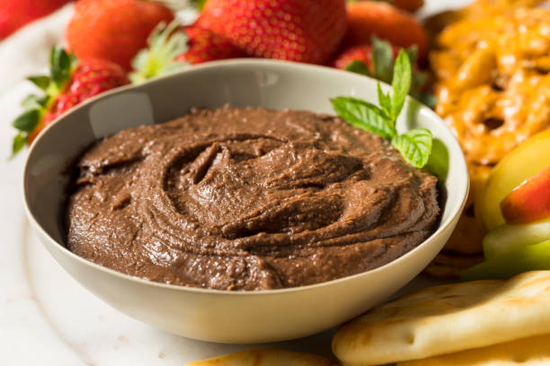 istock Homemade Chocolate Dessert Hummus Dip 1177123499