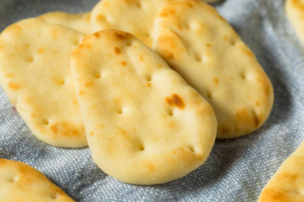 istock Organic Homemade Mini Naan Flatbread 1177123544