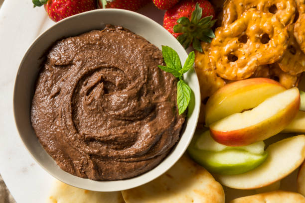 istock Homemade Chocolate Dessert Hummus Dip 1177124668