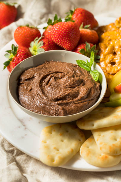 istock Homemade Chocolate Dessert Hummus Dip 1177126325