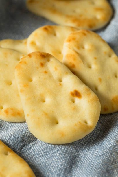 istock Organic Homemade Mini Naan Flatbread 1177127252