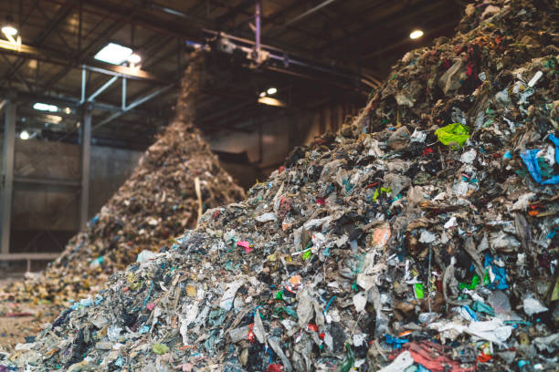 istock Huge piles of plastic waste 1177130870