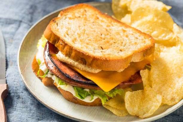 istock Homemade Fried Bologna Sandwich 1177131305