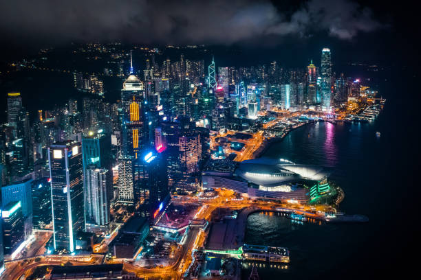 istock View of the Hong Kong at night 1177132565
