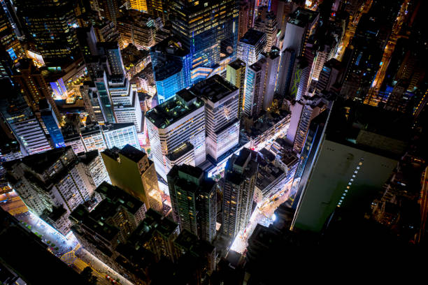 istock View of the Hong Kong at night 1177132575