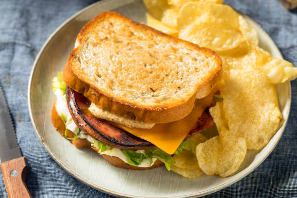 istock Homemade Fried Bologna Sandwich 1177132588