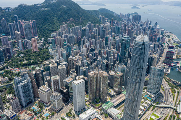 istock Hong Kong City Drone view 1177132598