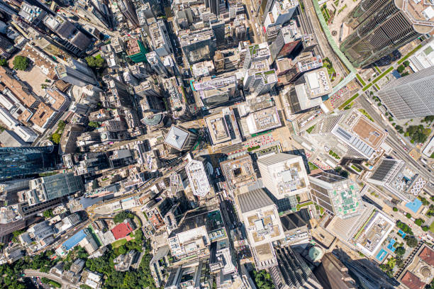 istock Hong Kong City Drone view 1177132618