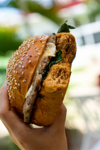 istock A humberger at a restaurant in Oaxaca, Mexico 1177134425