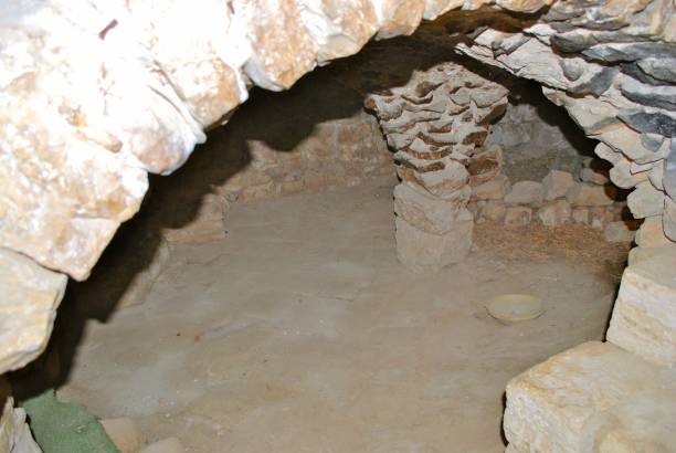 istock Stable under Biblical Palestinian House in Tayibe 1177135177