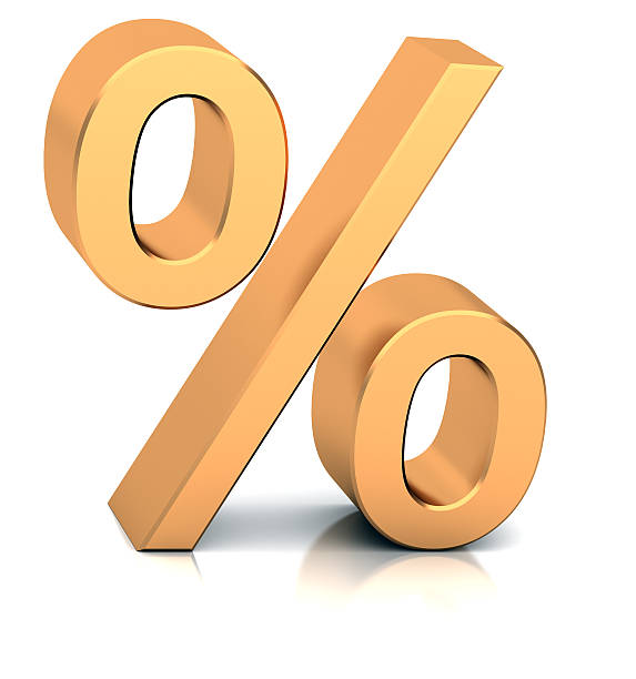 istock Golden Percent Sign 117713781