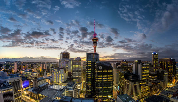 Auckland City stock photo