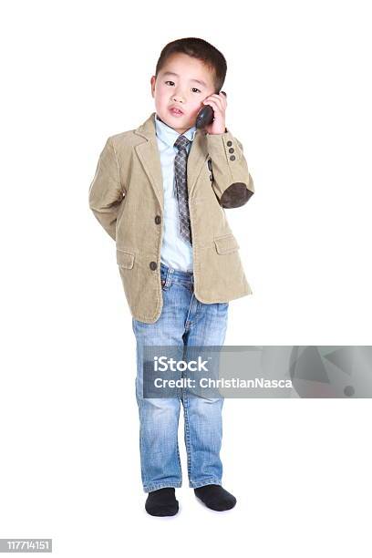 Rapaz Que Actuam Como Business Man Série - Fotografias de stock e mais imagens de 2-3 Anos - 2-3 Anos, A usar um telefone, Atuar