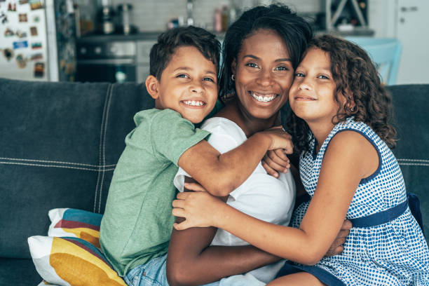 istock Mixed race family 1177154699