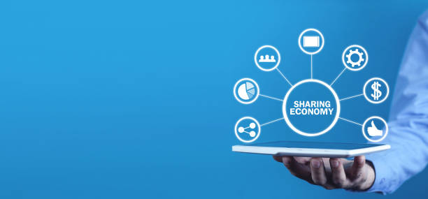 istock Sharing economy. Business, Internet, Technology 1177161160