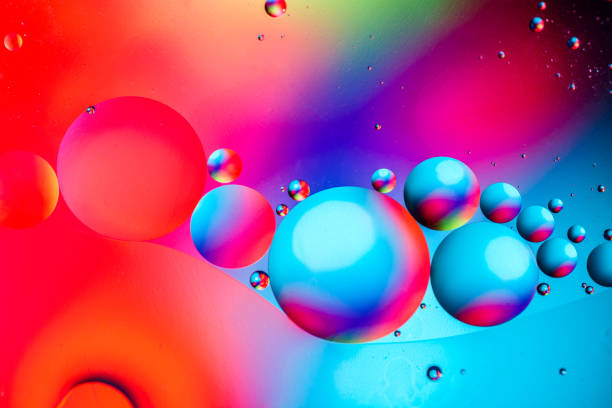 istock Abstract background with colorful gradient colors. Oil drops in water abstract psychedelic pattern image. Colorful abstract pattern 1177167552