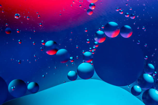 istock Abstract background with colorful gradient colors. Oil drops in water abstract psychedelic pattern image. Colorful abstract pattern 1177167553