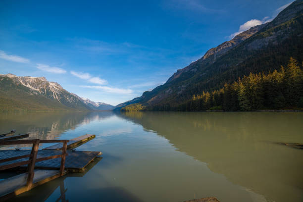 istock Alaska glacier, lake and mountains 1177168798