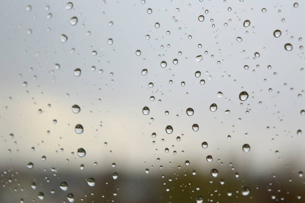 istock Drops of rain on the window 1177169016