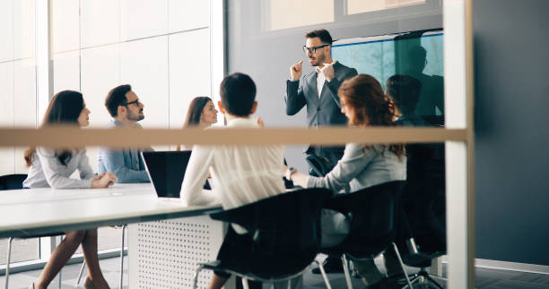 istock Business colleagues in conference room 1177169603