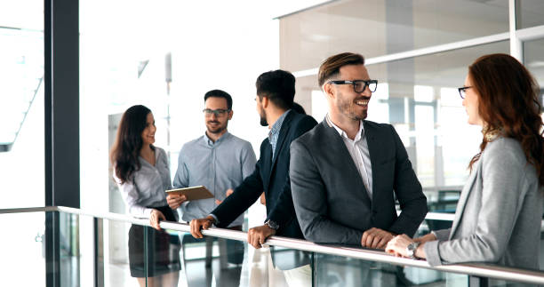 istock Creative business people working on business project in office 1177169939