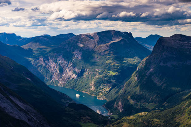 istock Fjord Geiranger from Dalsnibba viewpoint, Norway 1177170925