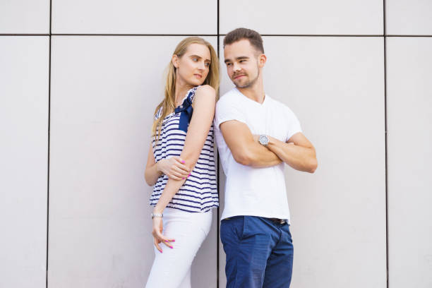 istock Girlfriend and boyfriend portrait. 1177170985