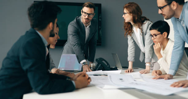 istock Business colleagues in conference room 1177171197