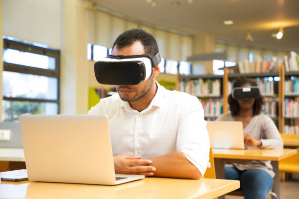 istock Interracial group of students watching virtual videos 1177173753