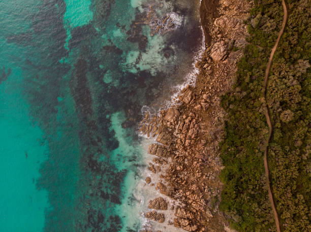 Castle Rock, Dunsborough. Beautiful waters of Castle Rock, Dunsborough, Margaret river, Western Australia. Castle Rock stock pictures, royalty-free photos & images