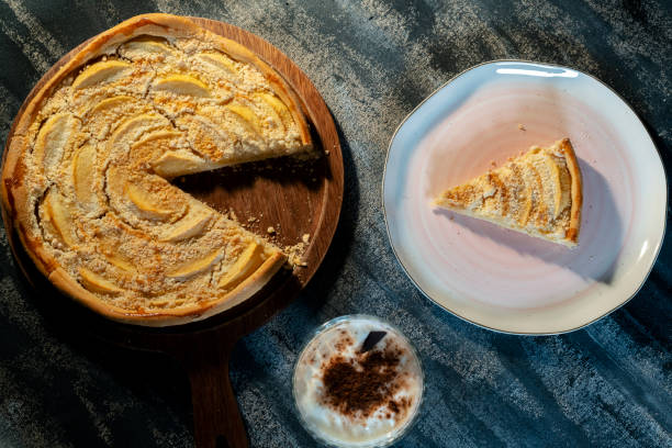 istock homemade apple pie and yogurt 1177176480