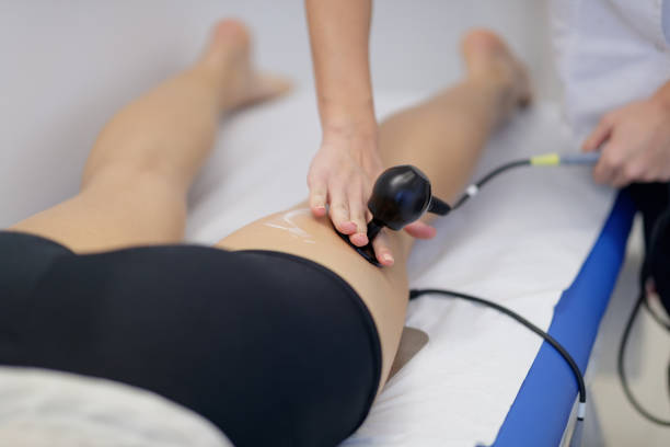 istock Treating patient with Tecar therapy 1177182705