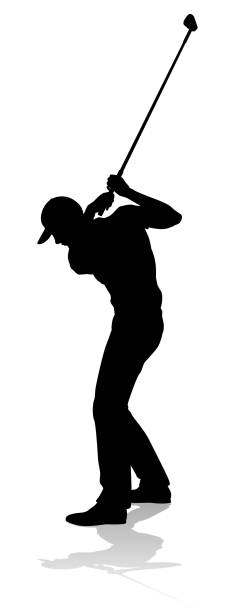 istock Golfer Golf Sports Person Silhouette 1177187175