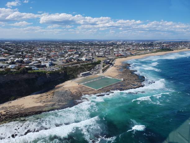 istock Newcastle aerial coastline 1177189458