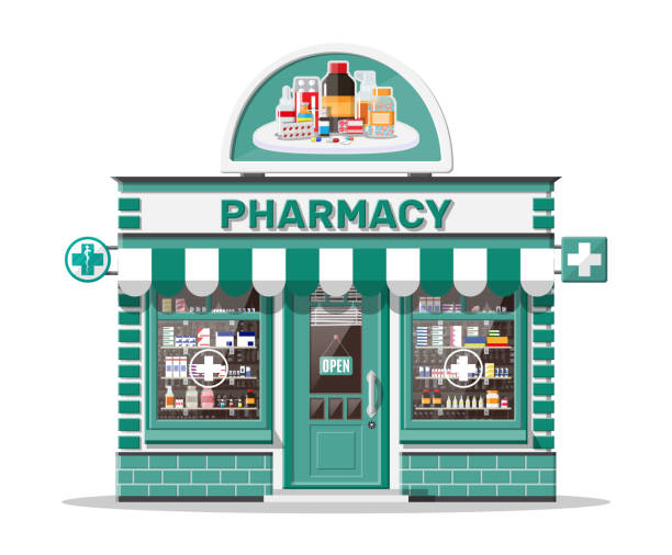 98 Cartoon Pharmacist Showing Pills In Drug Store Illustrations & Clip Art  - iStock