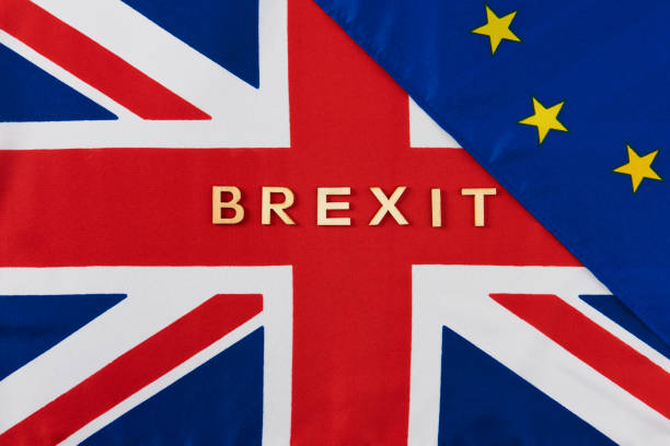 istock Detail of two European flags 1177193785