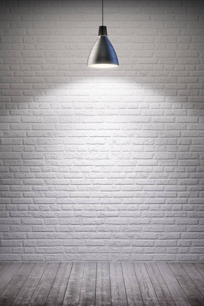 istock white room with lamp 1177195269