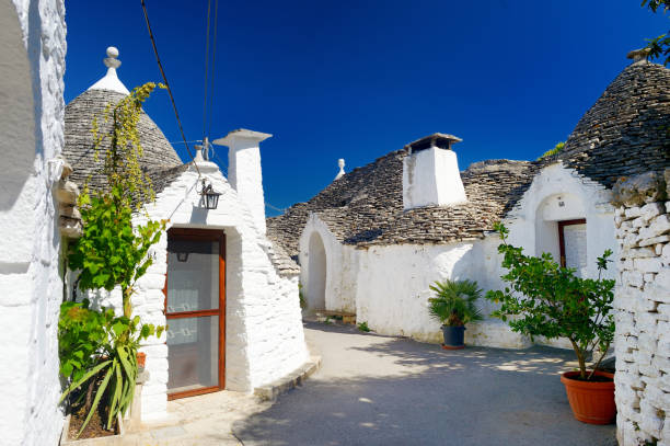 istock Traditional trulli houses in Alberobello 1177198534