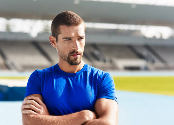 istock Looking out confidently over the track 1177202478