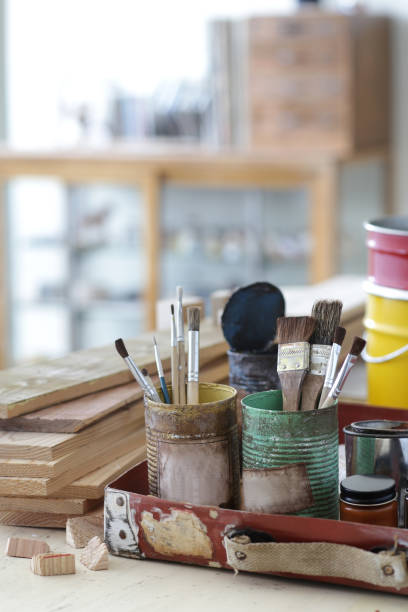 istock Various DIY work scenes and images of tools and parts 1177203506