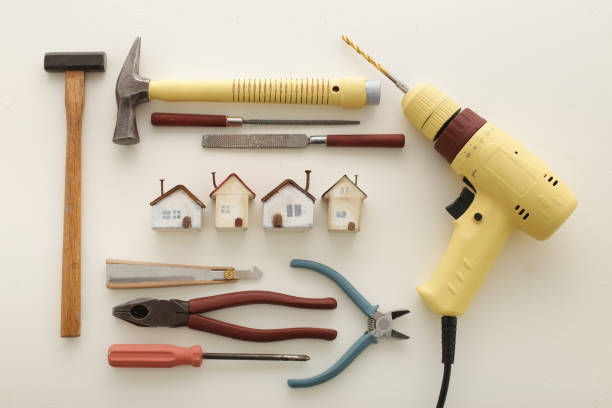 istock Various DIY work scenes and images of tools and parts 1177203574