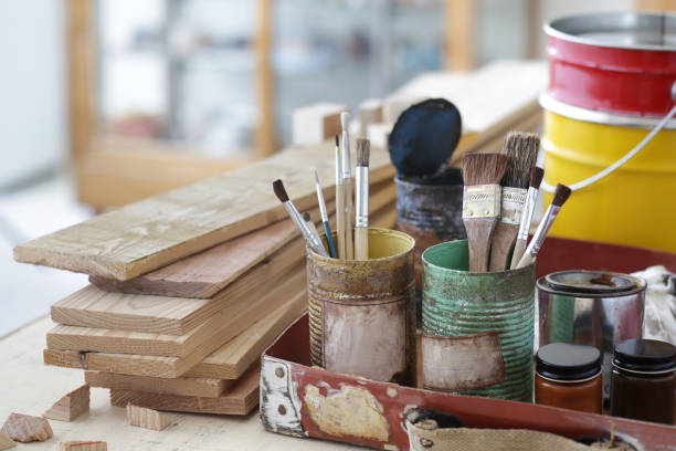 istock Various DIY work scenes and images of tools and parts 1177203682