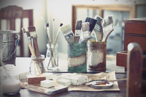 istock Various DIY work scenes and images of tools and parts 1177203696