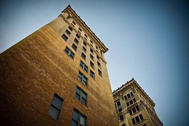 istock Cityscape Pair of old sky scrapers 117720941
