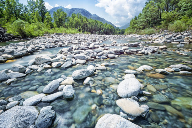 Shallow water on a creek