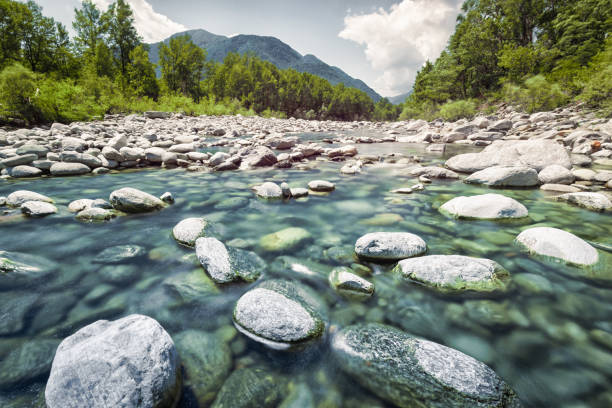 istock Standing in riverbed of Maggia, Switzerland 1177209667