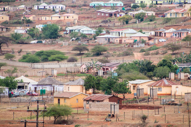 istock Informal  Housing Scattered over Hillside 1177210089